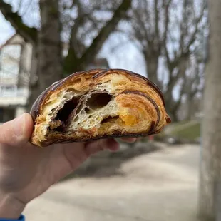 Chocolate orange croissant