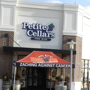 the front of the restaurant