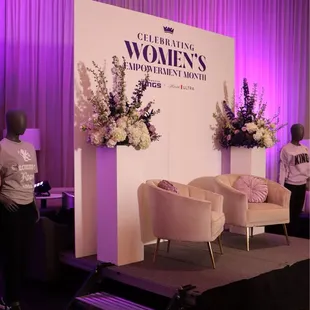 Women's Empowerment Stage Backdrop Backdrop Rental and Design!