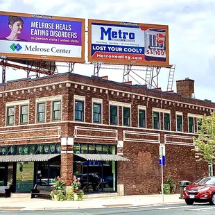 View from the street on Nicollet