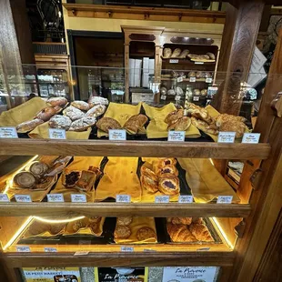 Inside bakery