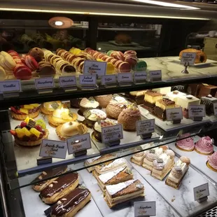 Lovely refrigerated pastry case