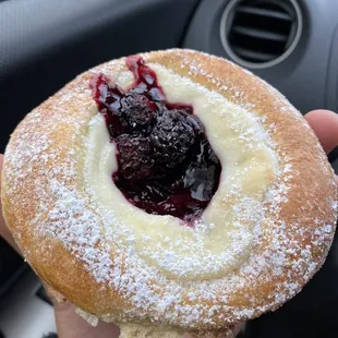 Marionberry cheese brioche