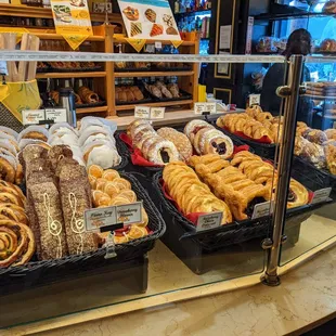 Lots of different pastries