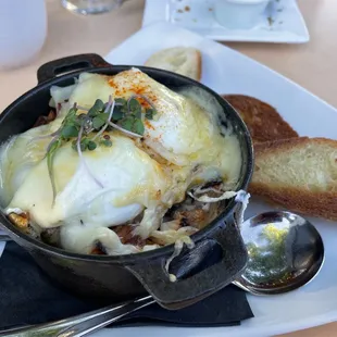 Baked Eggs a La Francaise