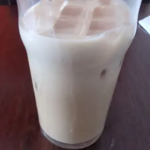 Iced chai latte