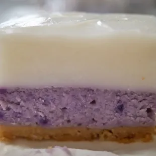 Okinawan sweet potato cheesecake