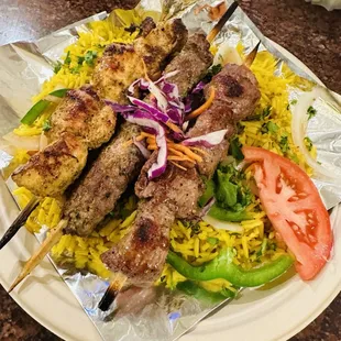 mix kebab platter