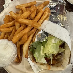 shawarma sandwich combo