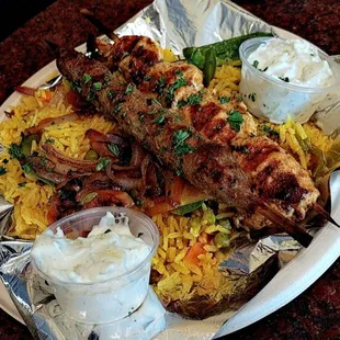 Mixed kebab