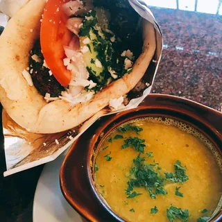 falafel sandwich combo