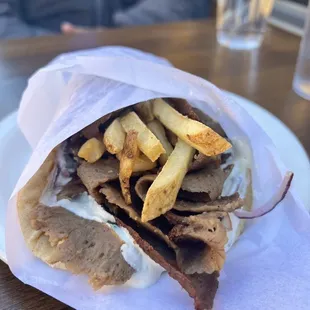 Pork Gyro Pita
