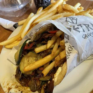 Vegi Souvlaki Pita