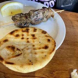 Pork Souvlaki on a Stick