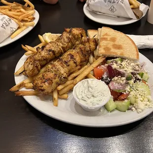 Chicken Souvlaki on a Stick