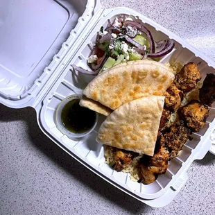 chicken souvlaki - petra (delivered by doordash) - sacramento