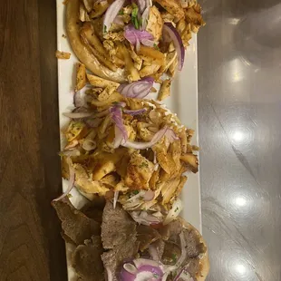 Gyro trio (chicken &amp;lamb)