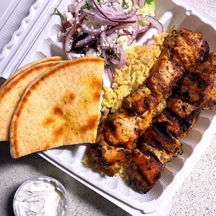 chicken souvlaki - petra (delivered by doordash) - sacramento