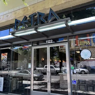 Exterior of the restaurant