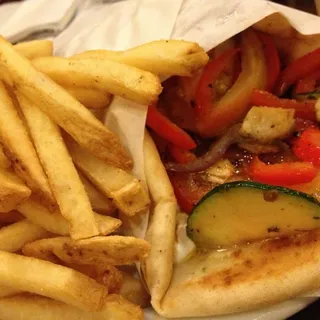 Vegi Souvlaki Pita