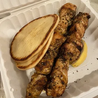 Chicken Souvlaki on a Stick