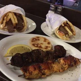 Pork Souvlaki on a Stick