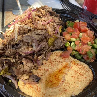 Shawarma Combo Plate beef and chicken