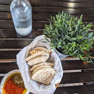 Free pita + dip