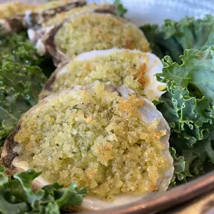 Gratin Grilled Oysters