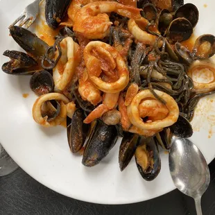 Seafood pasta special