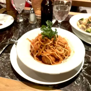 Spaghetti con Polpettine