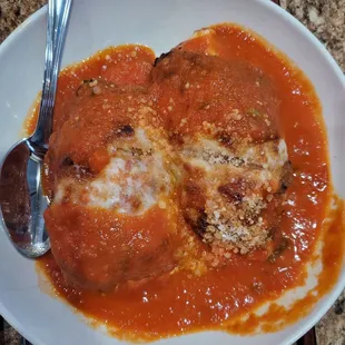 Eggplant rollitini