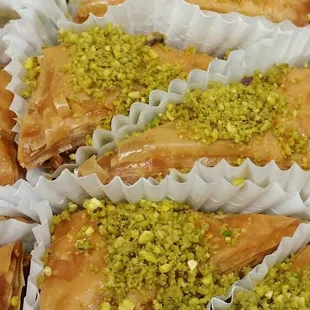 Baklava. Better the donates in the morning. A cup of expresso and baklava your morning will be a dream