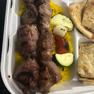 Beef Kabob Plate