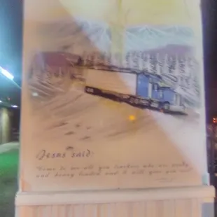 Side of the Trucker Chapel