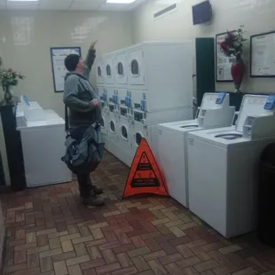 Washer and dryer room