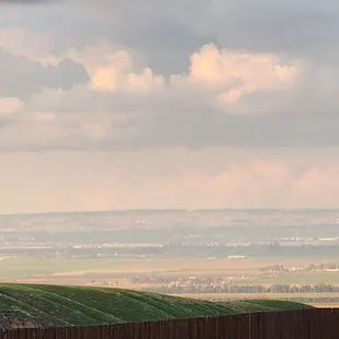 a view of the border fence