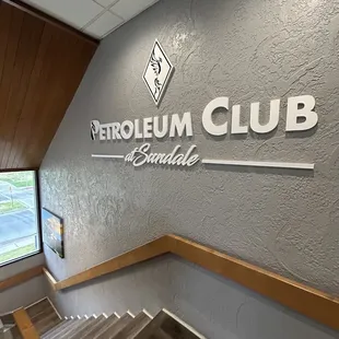 the entrance to the building