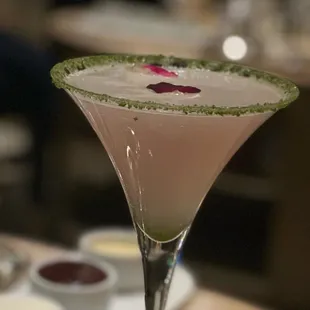 Lavender Basil Lemon Drop