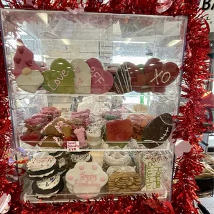 Decorated dog treats