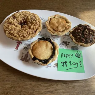 Selection of pies