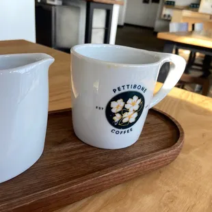 Pour over tray.