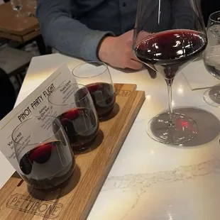 Pinot Wine Flight