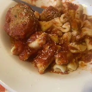 Homemade Cavatelli 2Meatballs