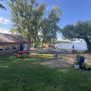 More outdoor space-- playground and activity area.