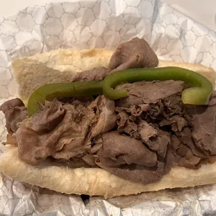 Amazing Italian Beef. Ask for Au Jus on the side