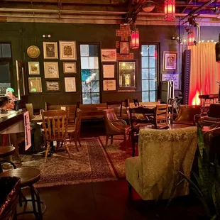 Inside. Love the cozy vibe