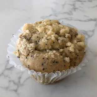 Blueberry muffin.