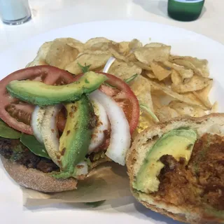 Sweet Potato Black Bean Burger