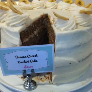 Banana Carrot Zucchini Babycake (cupcake)